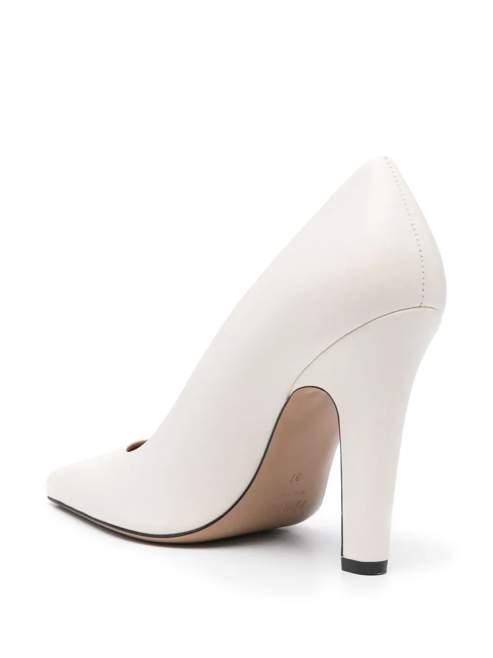 Paris Texas 100mm Belle pumps White