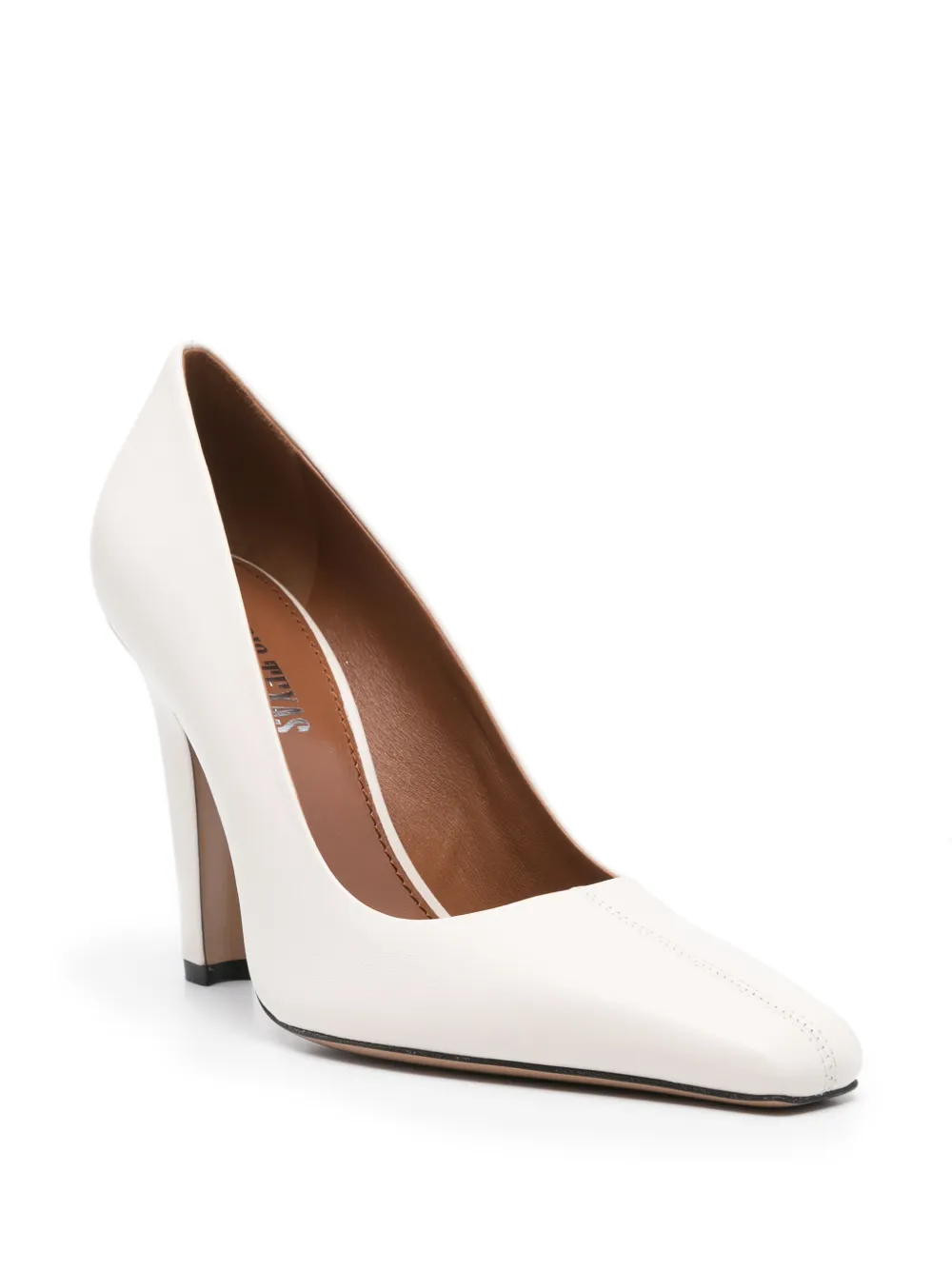 Paris Texas 100mm Belle pumps White