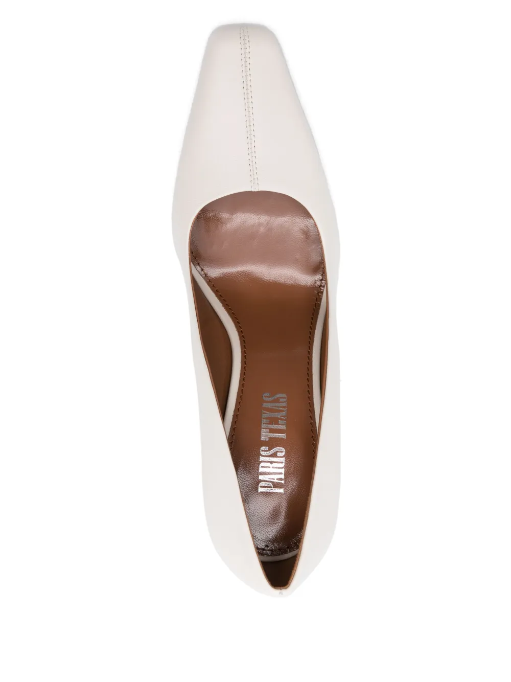 Paris Texas 100mm Belle pumps White