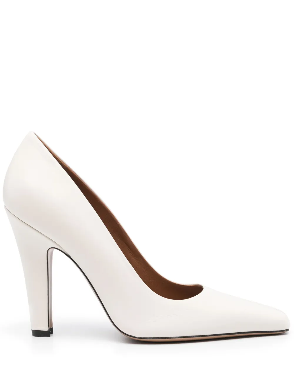 Paris Texas 100mm Belle pumps White