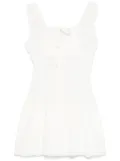 Frankies Bikinis Christa mini dress - White