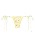 Frankies Bikinis Tidal bikini bottoms - Yellow