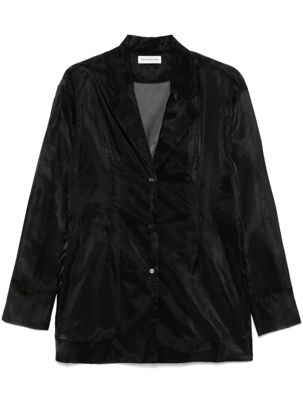 The Frankie Shop Lise Blazer Black FARFETCH BH