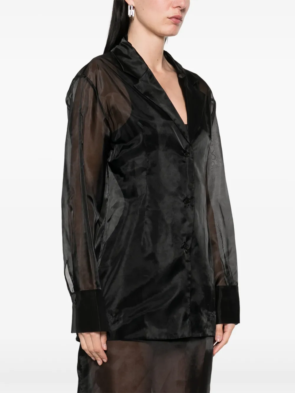 The Frankie Shop Lise Blazer In Black