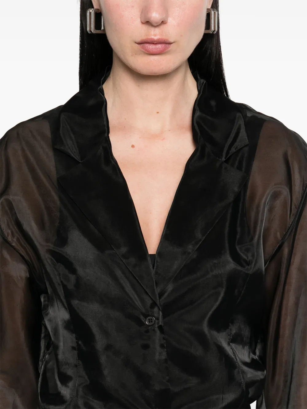 The Frankie Shop Lise Blazer In Black