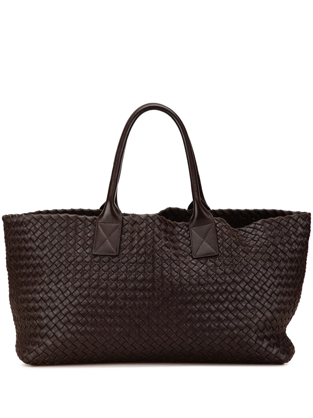 2010 Medium Lambskin Intreccio Cabat tote bag