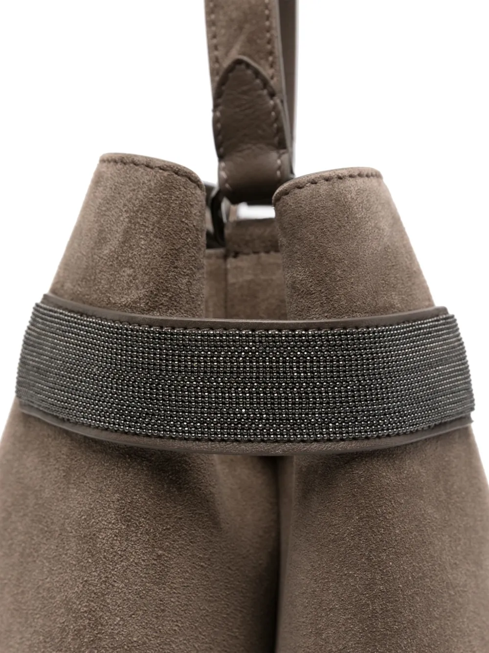 Shop Brunello Cucinelli Essence Tote Bag In Braun