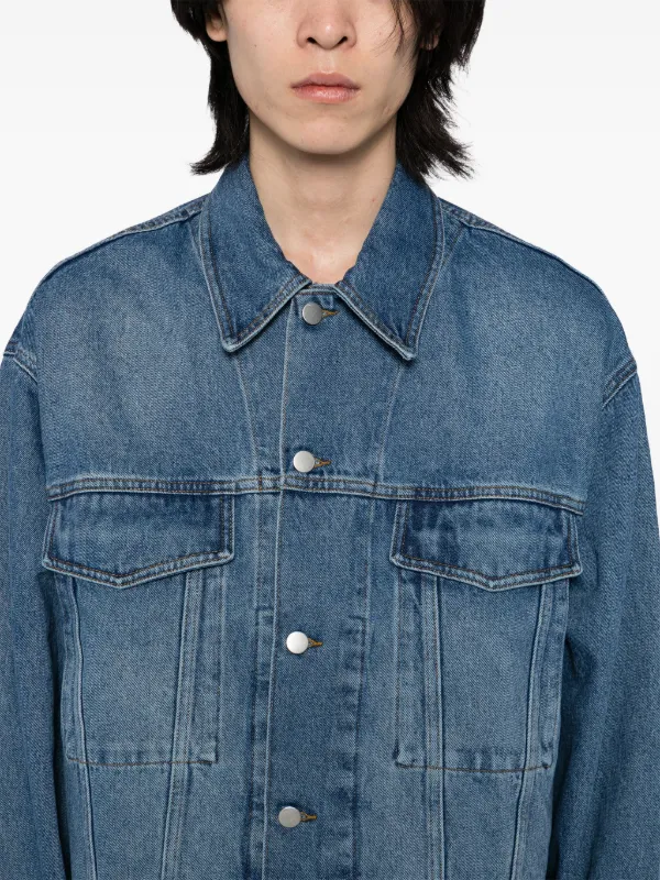 STUDIO NICHOLSON ライトブルー デニムジャケット L Studio Nicholson Stein Italian Denim Jacket | Blue | FARFETCH