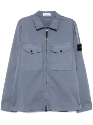 Stone Island - Logo-Appliquéd Webbing-Trimmed Cotton-Ripstop