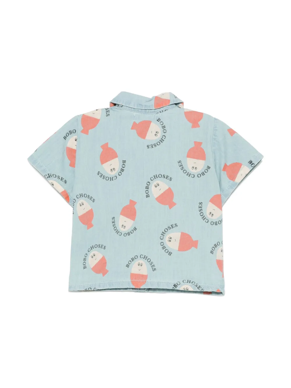 Bobo Choses Morning Egg spijkershirt Blauw