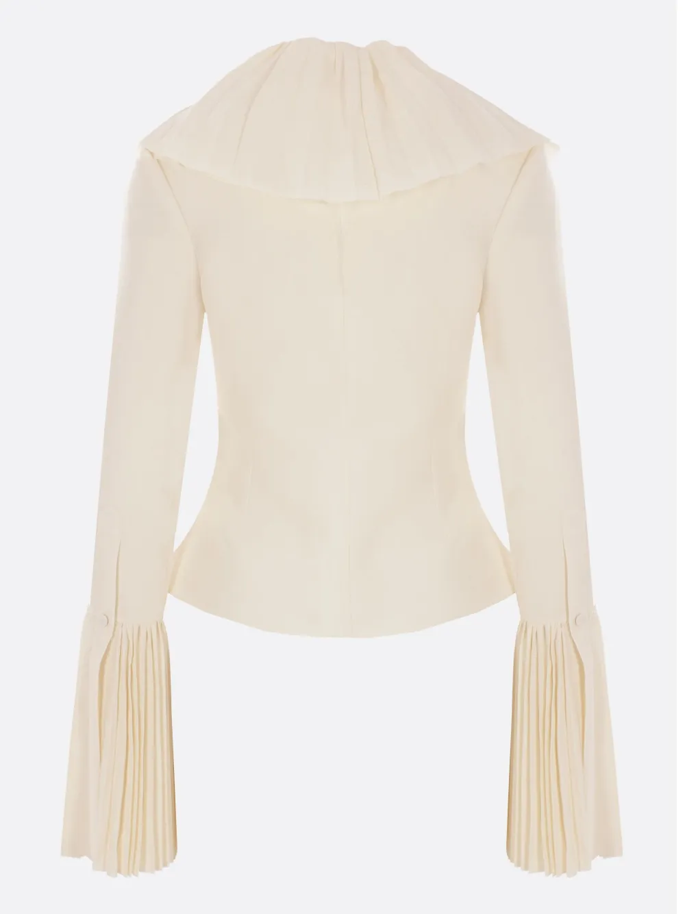 Alexander McQueen ruffle-detailing blouse - Beige