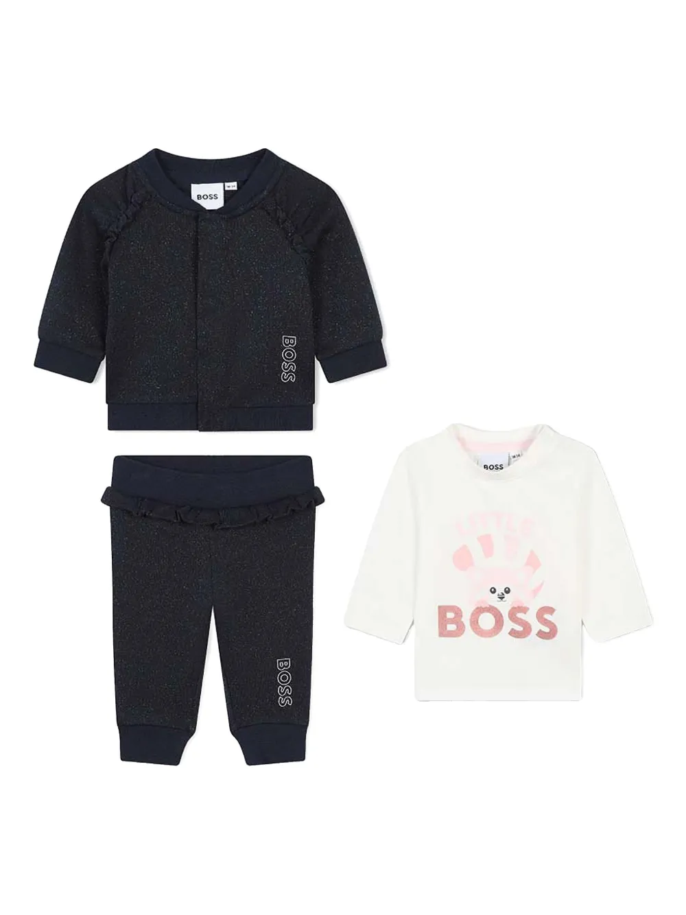 Bosswear Lurex-detailing Tracksuit In Multi