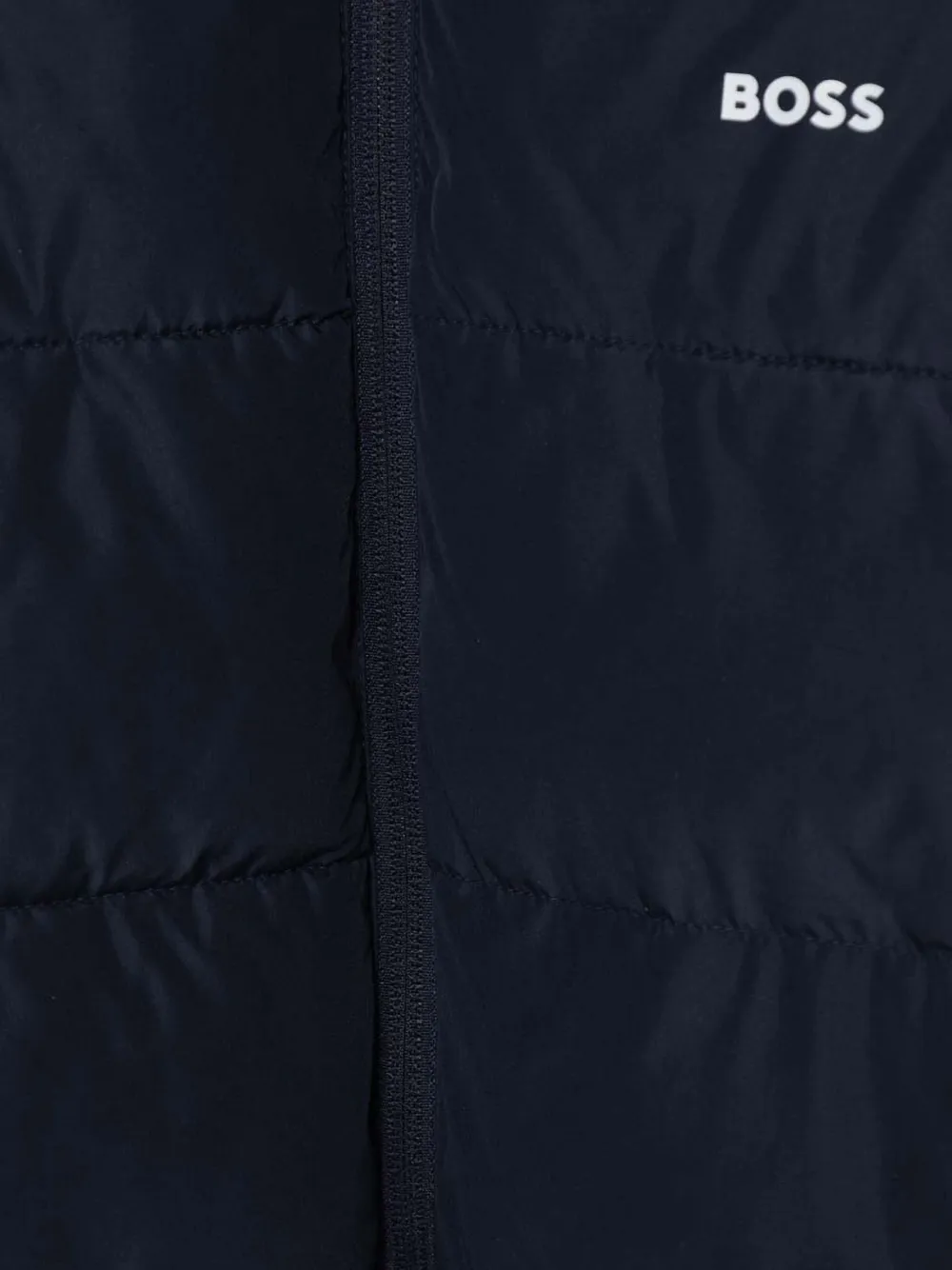BOSS Kidswear Gewatteerd jack Blauw