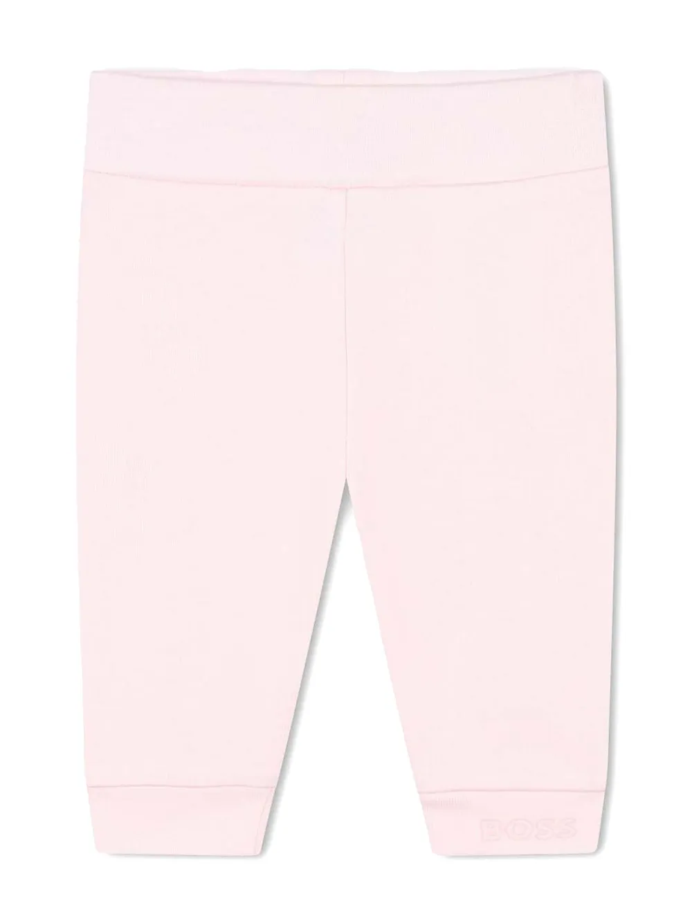 BOSS Kidswear Jurk en legging met logoprint Blauw