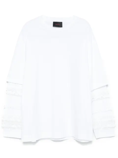 Simone Rocha playera manga larga con volantes