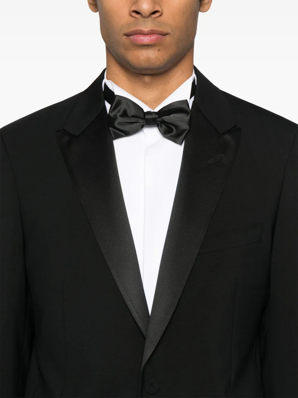 Lardini Blazer met enkele rij knopen Zwart