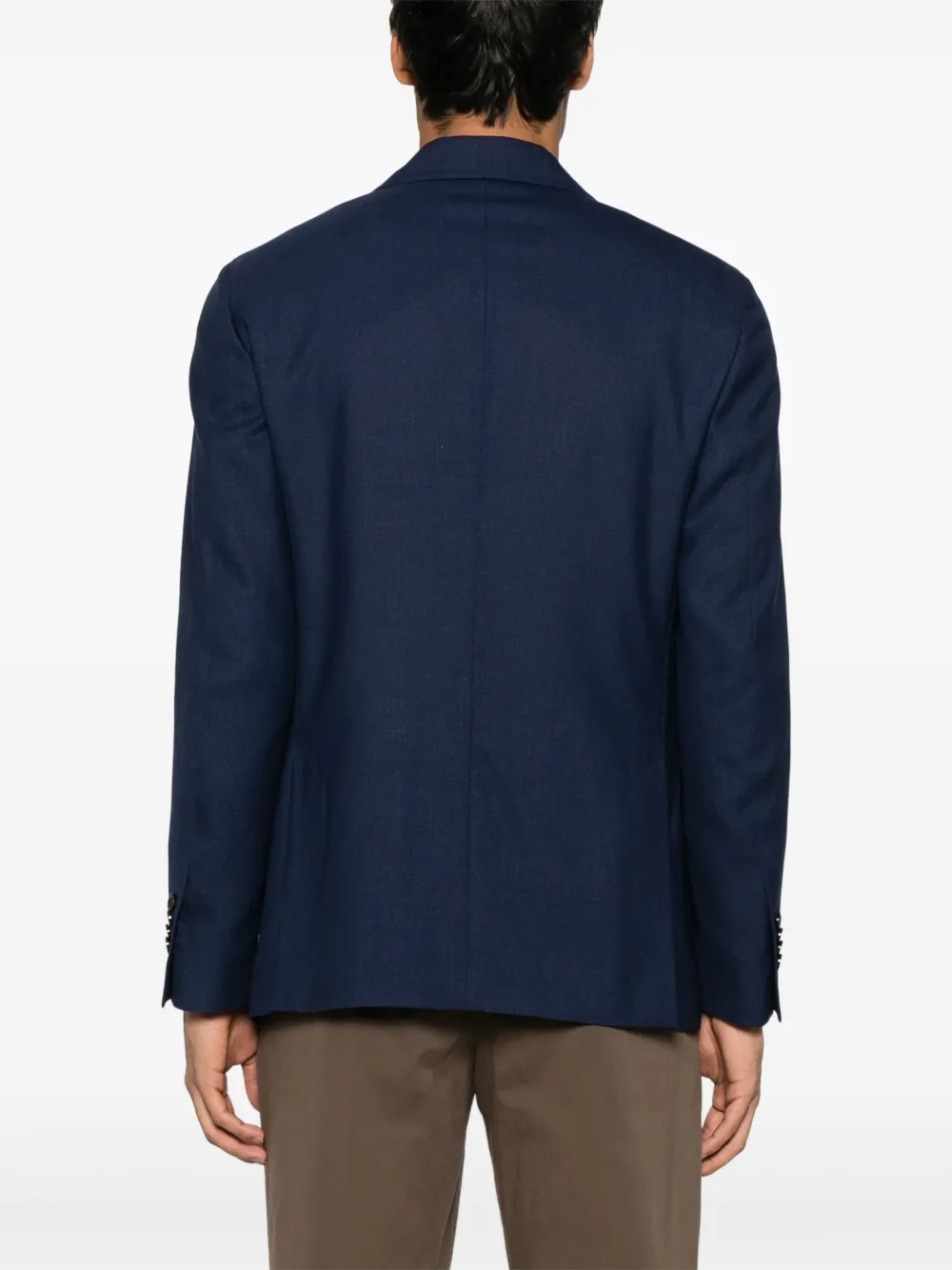 Lardini Blazer met enkele rij knopen Blauw