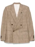 Lardini checked blazer - Brown