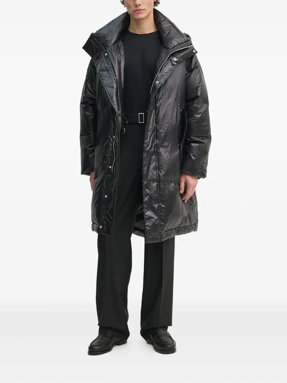 Études Studio abrigo capitonado con capucha | Abrigos con botonadura simple | Image 2