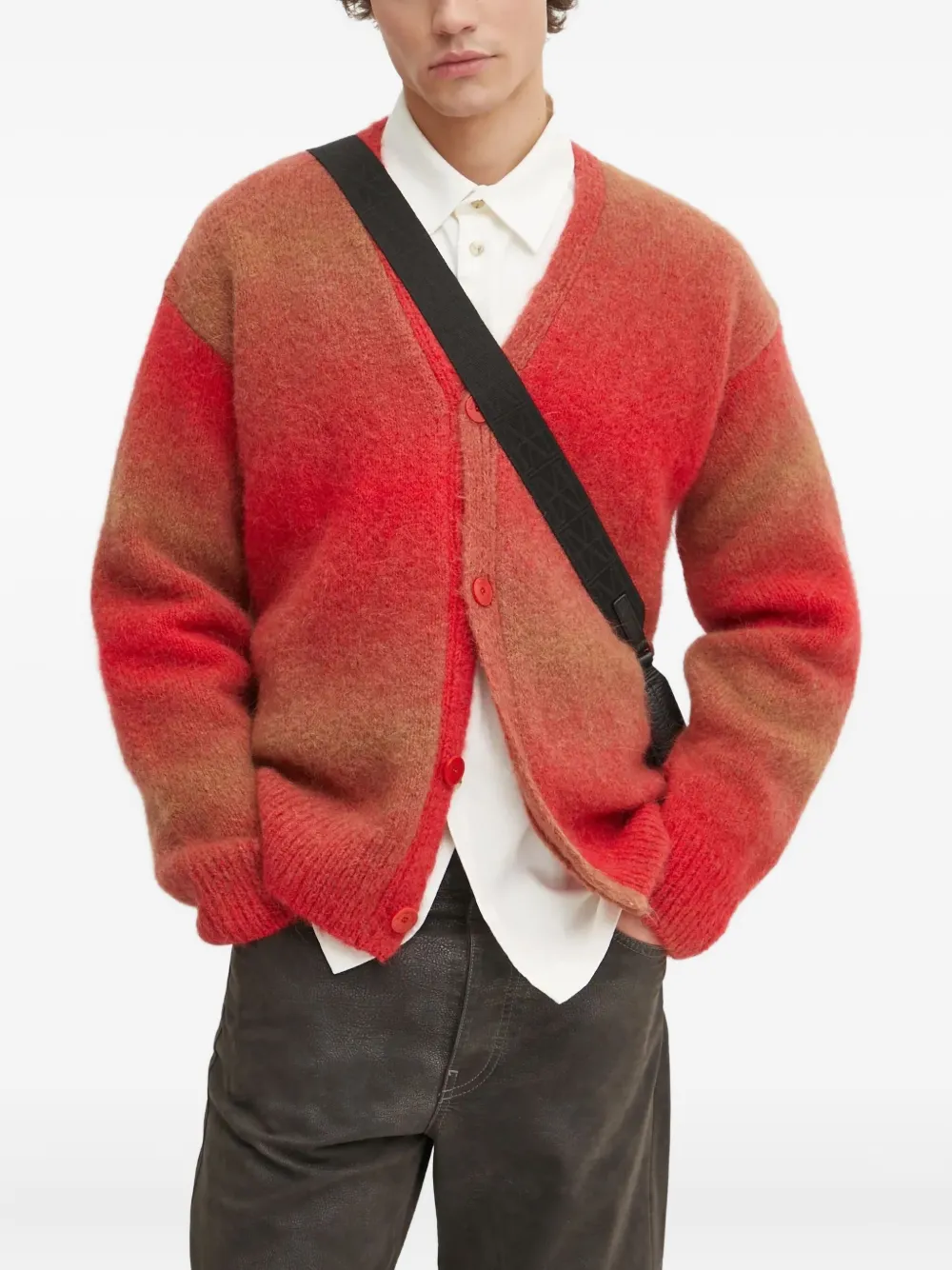 Études Studio cárdigan con botones | rojo | Image 1