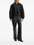 STAND STUDIO diamond-quilted bomber jacket - Black