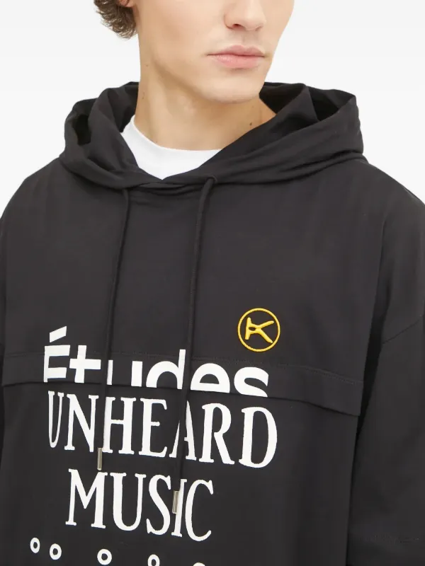 Études Studio パーカーコート ブラック Études Studio グラフィック パーカー | ブラック | FARFETCH JP