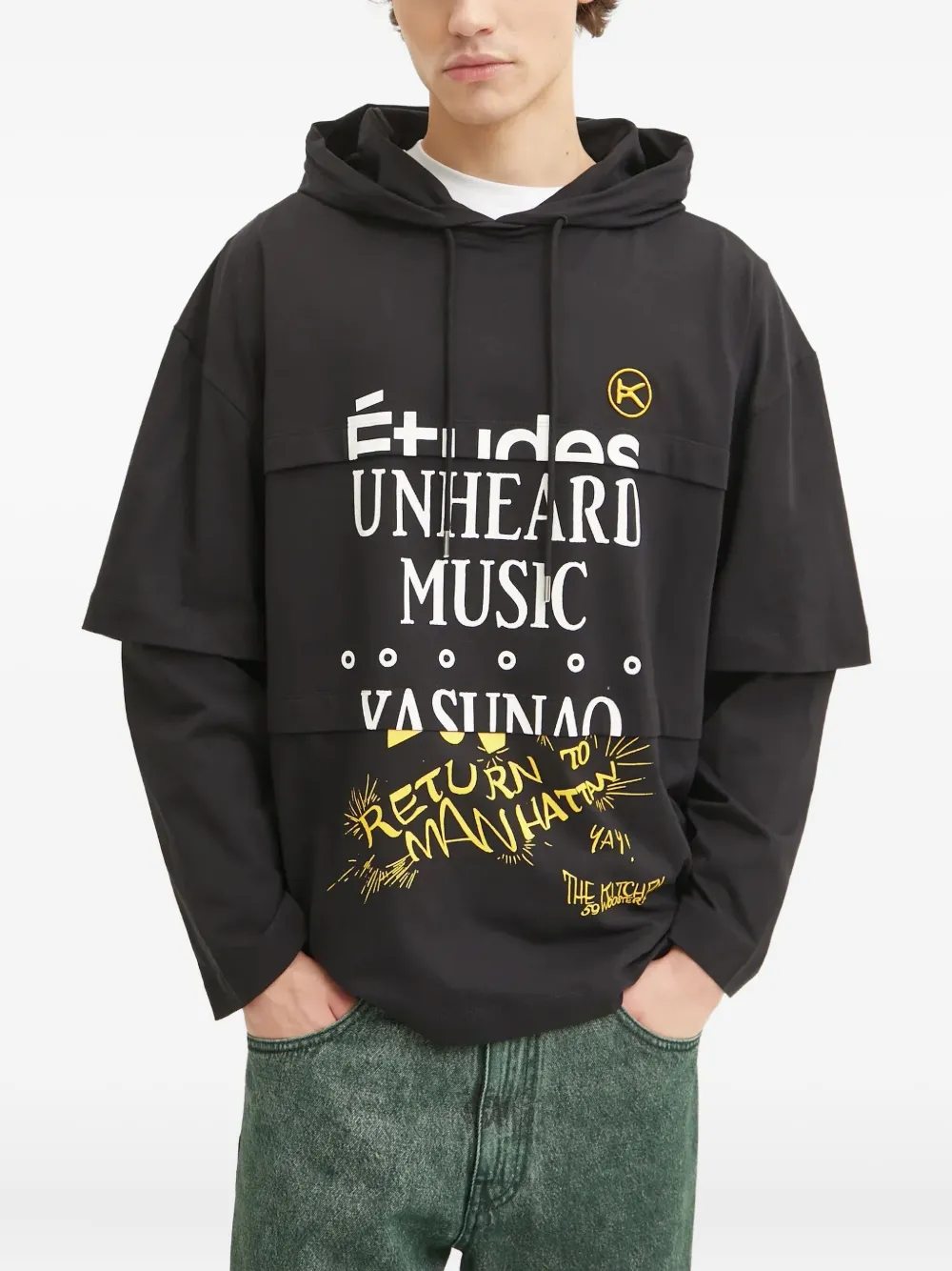 Études Studio graphic hoodie - Nero