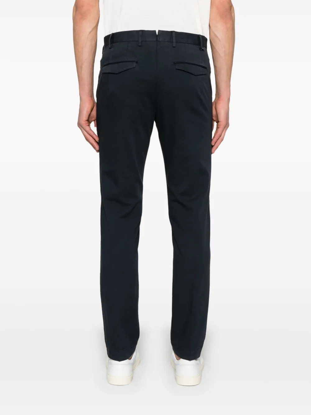 PT Torino Broek met toelopende pijpen Blauw