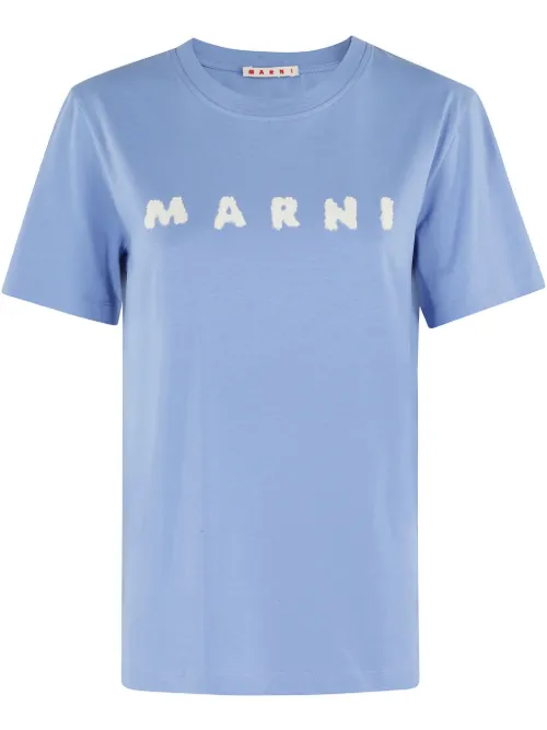 Marni t-shirt en coton - Bleu - Marni - Modalova