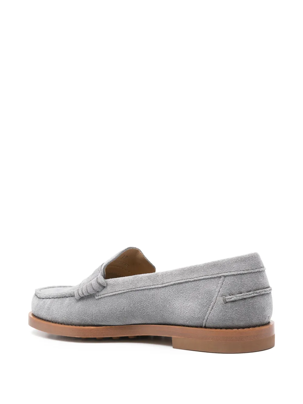 Tod's suede loafers Grey