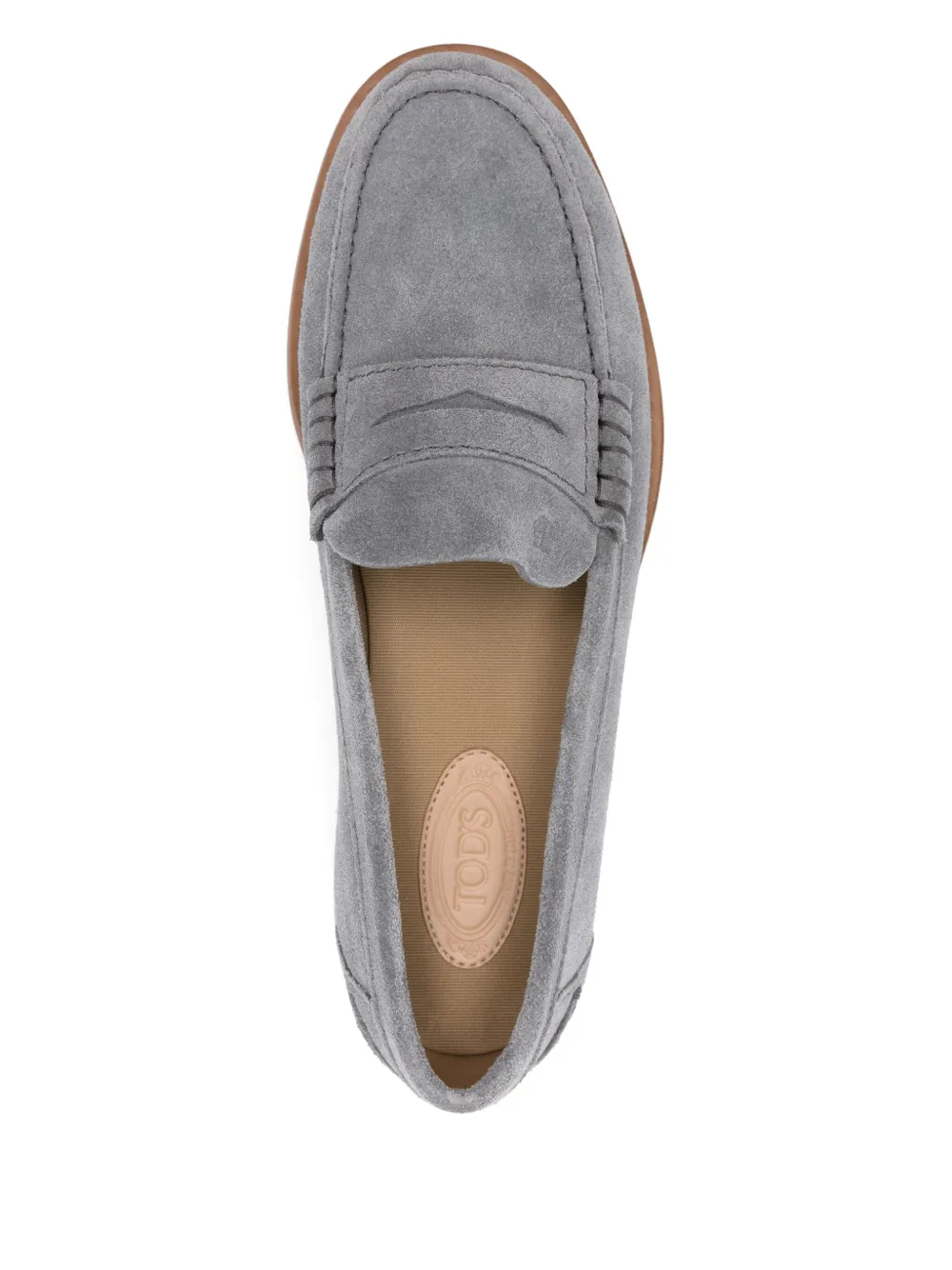 Tod's suede loafers Grey