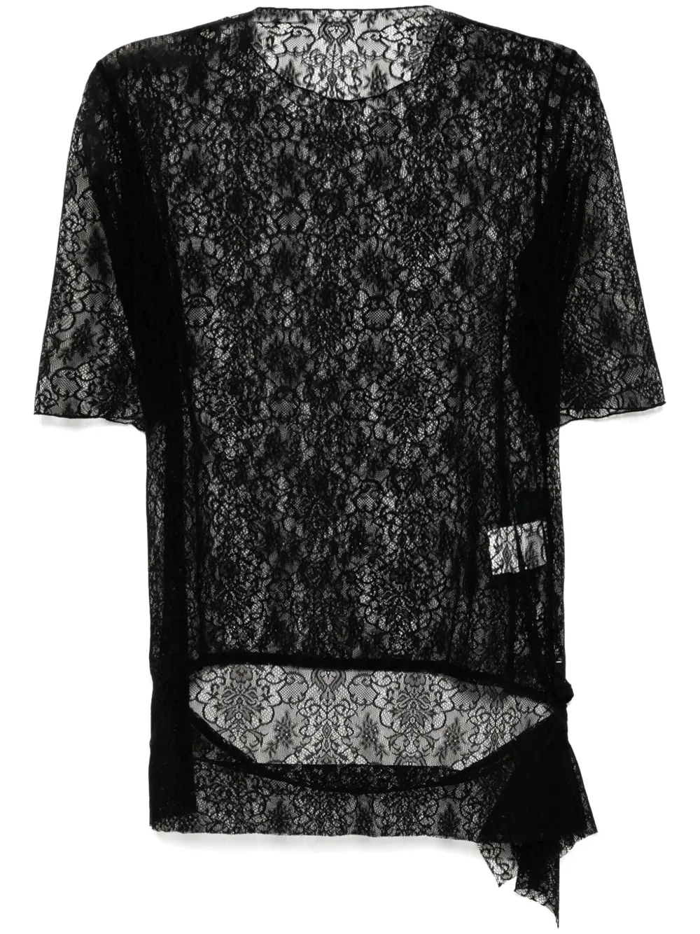 lace detailing T-shirt