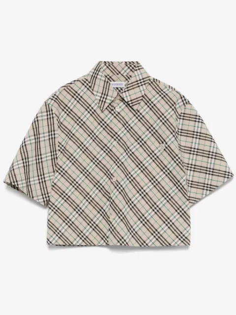 Burberry checked shirt 