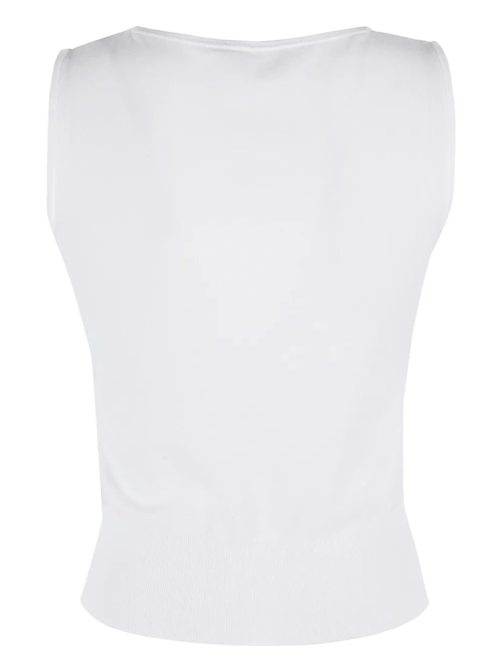 Roberto Collina fine-knit tank top - Wit