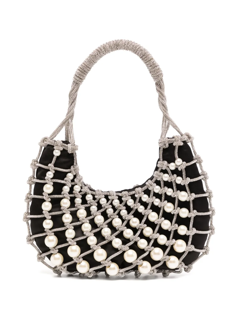 Rosantica  bead embellishment bag | Black | Image 1