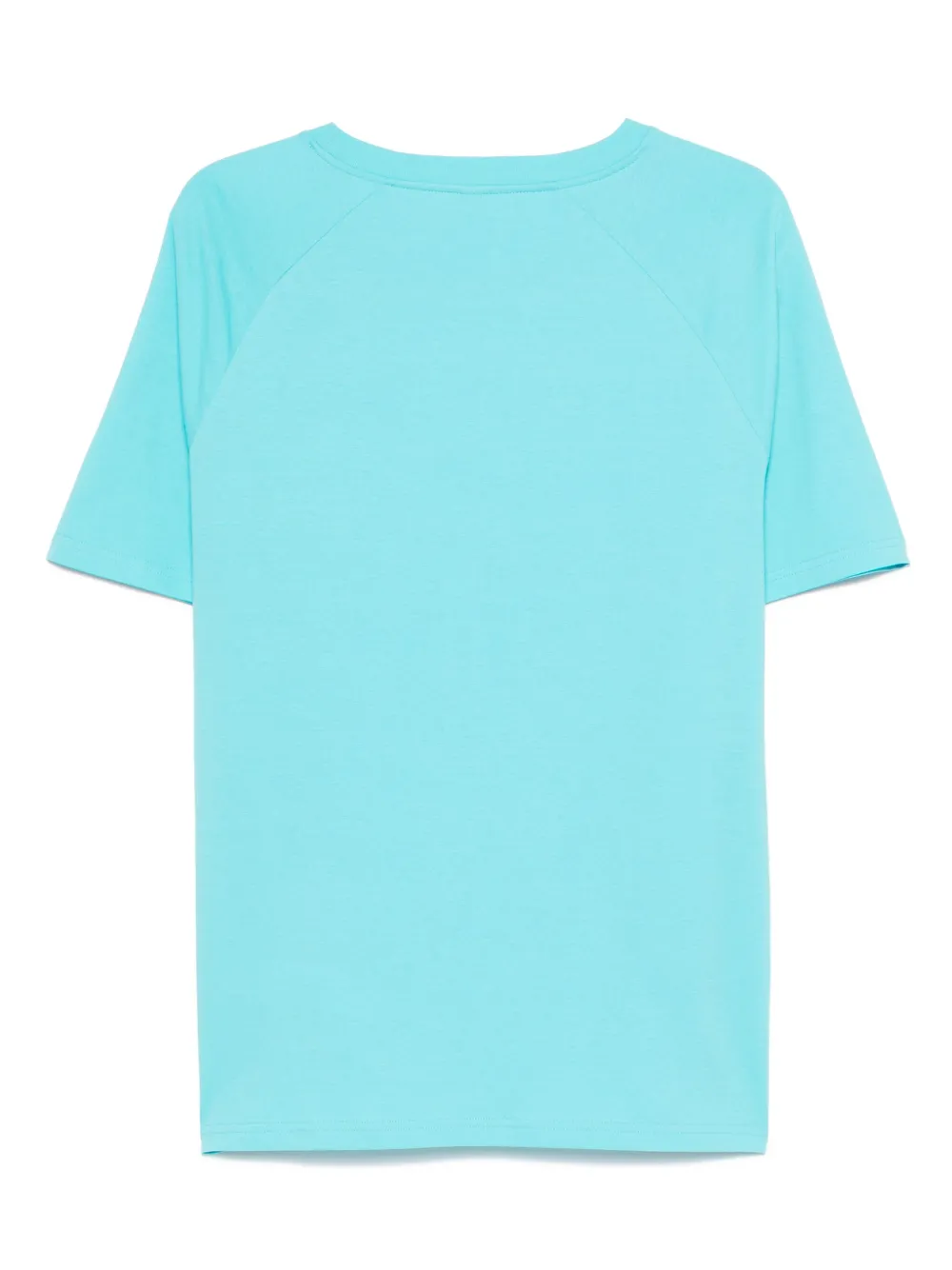 Moschino T-shirt met logo-applicatie - Blauw