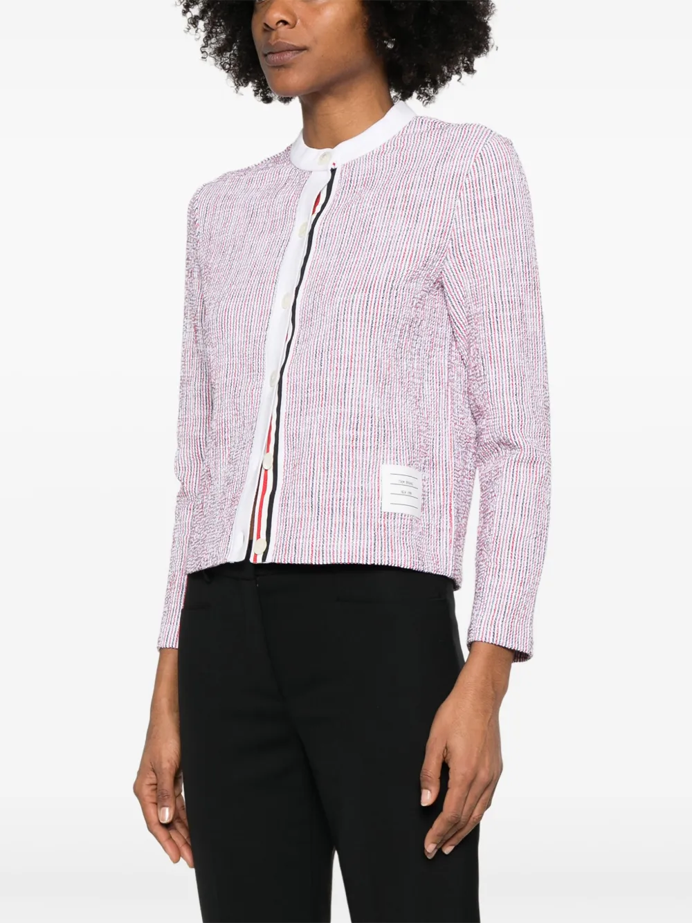 Thom Browne Gestreept jack Rood