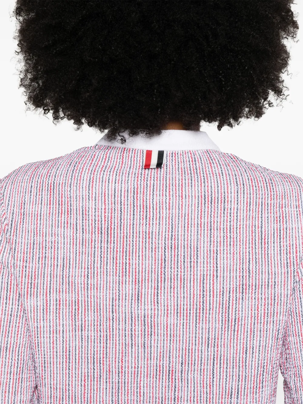 Thom Browne Gestreept jack Rood