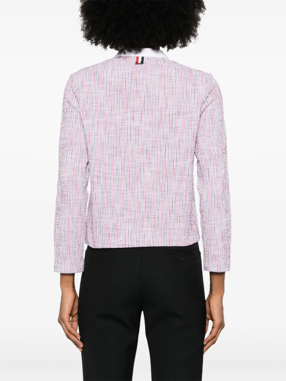 Thom Browne Gestreept jack Rood
