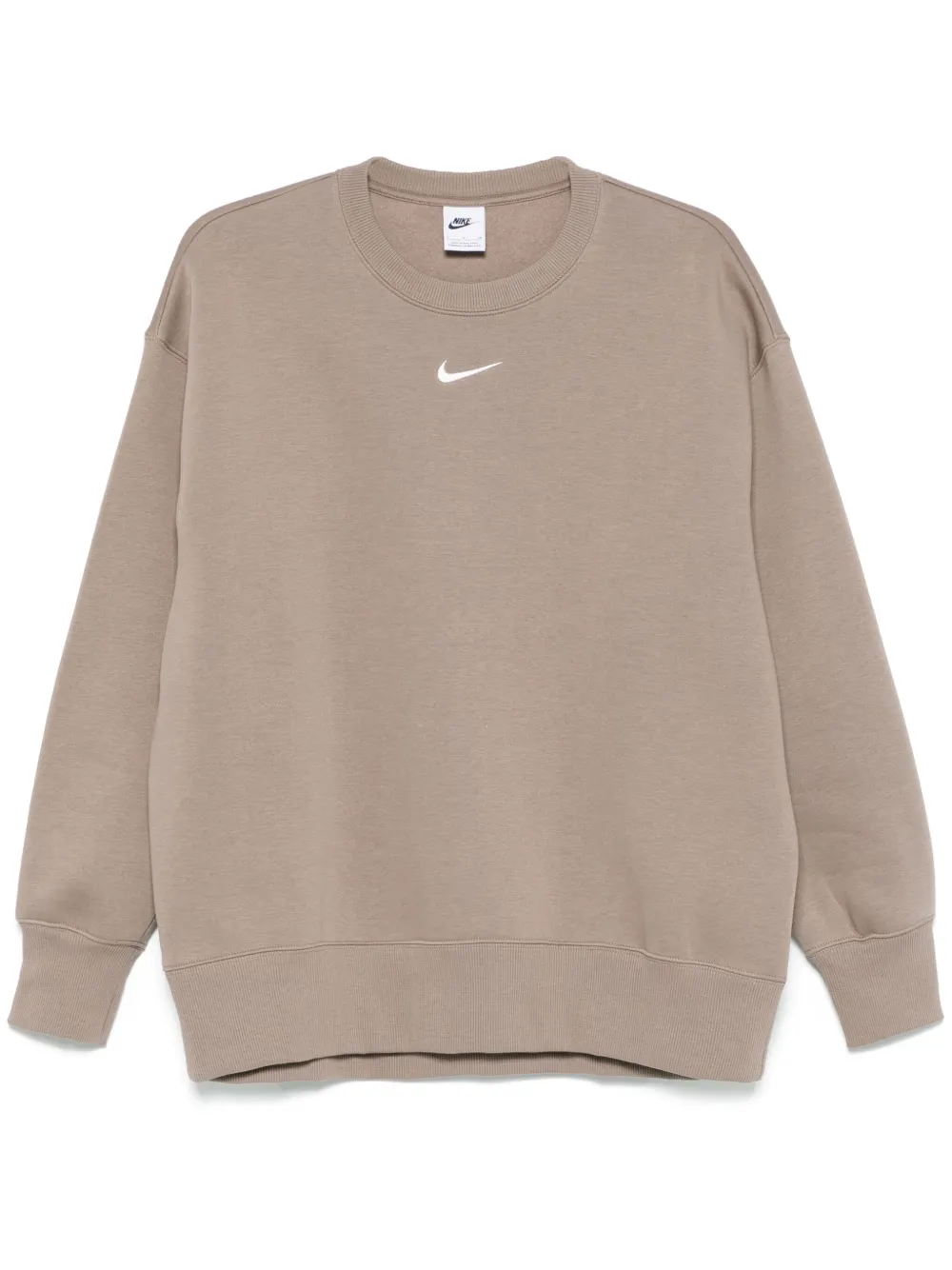 jersey-texture sweatshirt