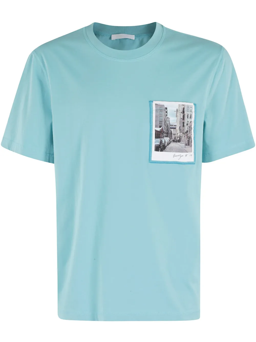 Helmut Lang T-shirt met print Blauw