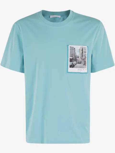 Helmut Lang graphic-print cotton t-shirt