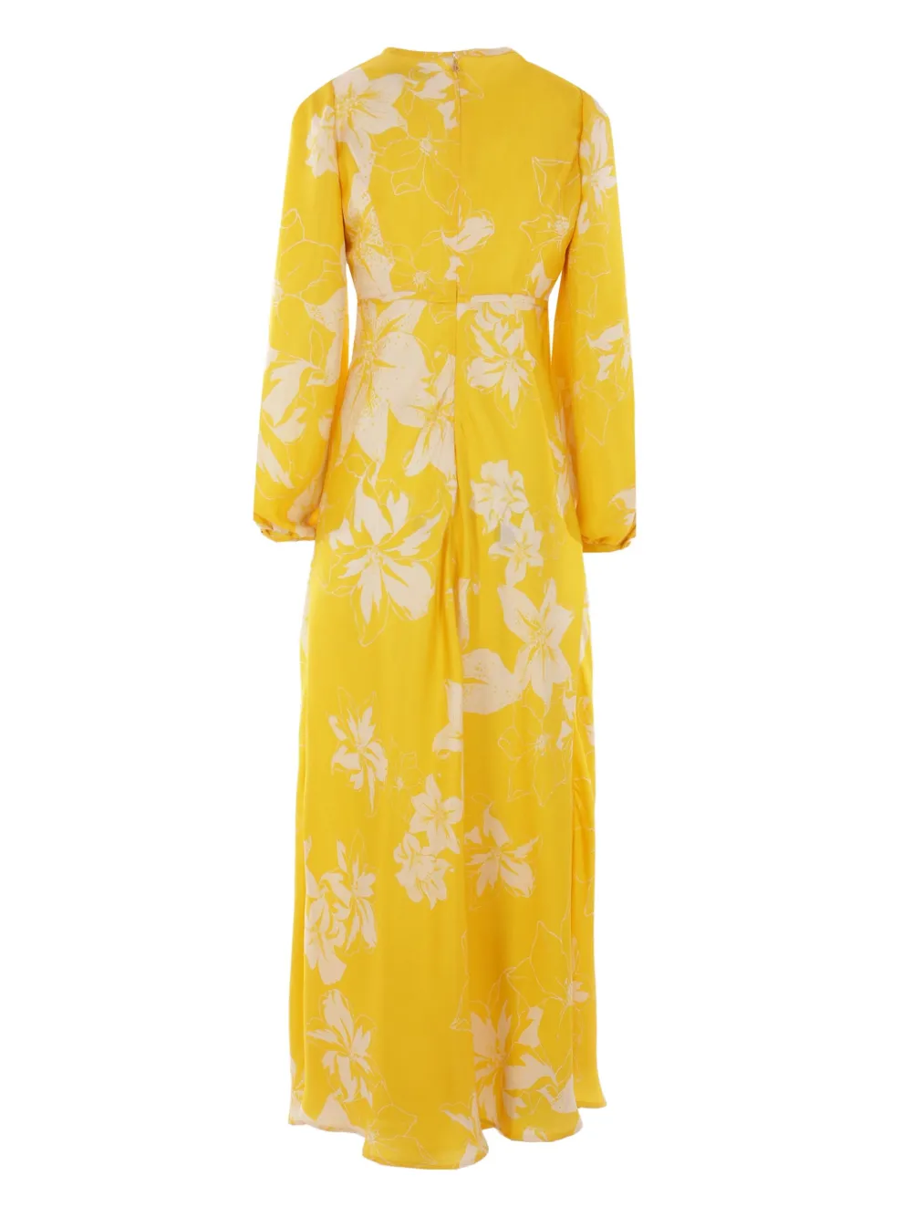 Raquel Diniz floral-print maxi dress - Geel