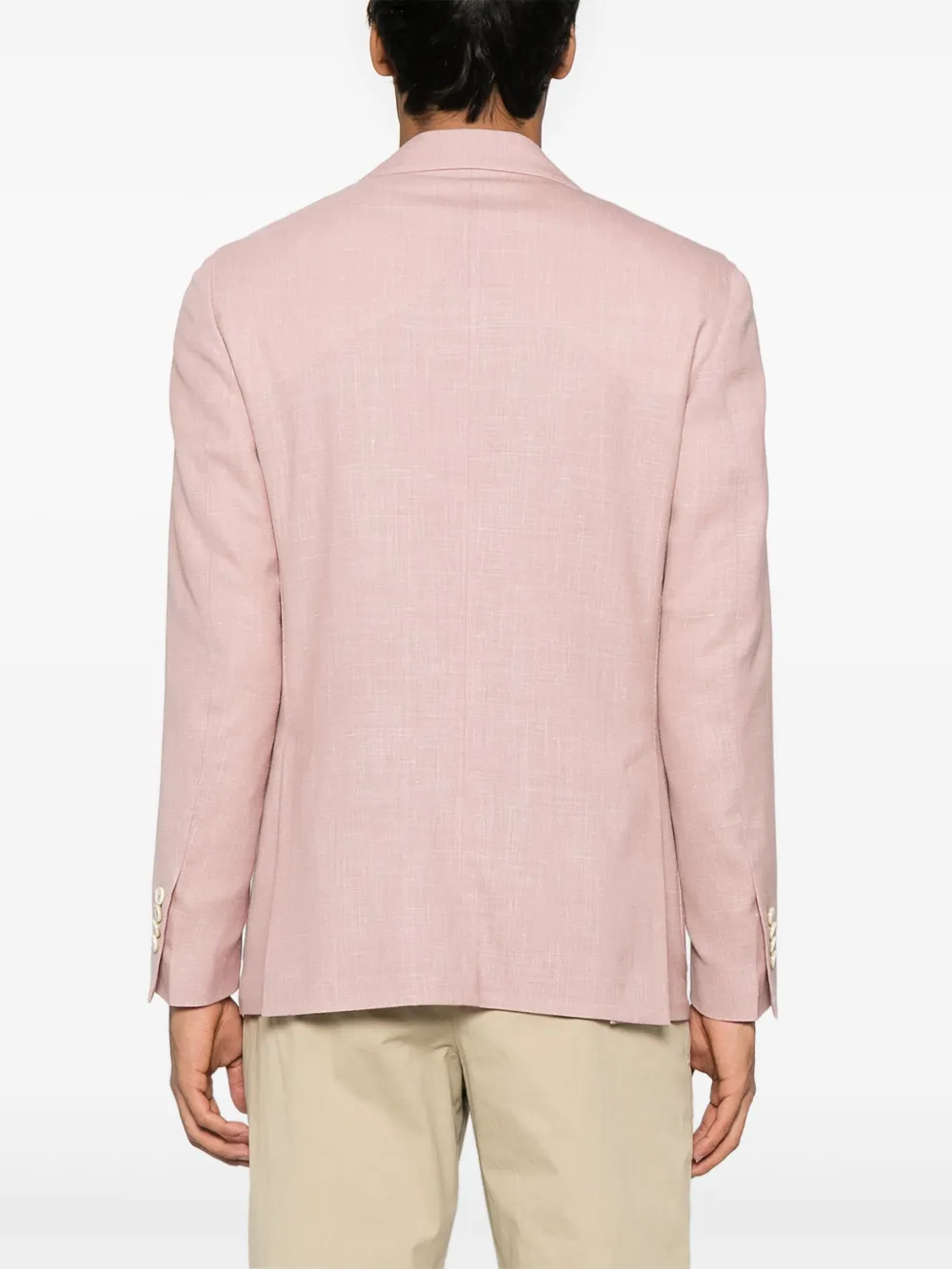 Lardini Blazer met enkele rij knopen Roze
