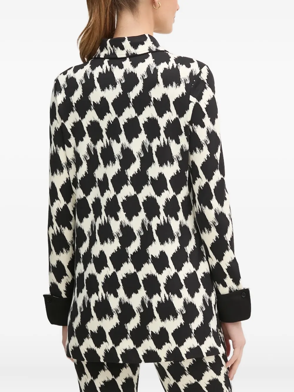 DVF Diane von Furstenberg abstract-print shirt - Zwart