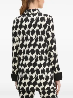 Haut Chemisier Diane Von Furstenberg HOLDEN Batiste Blanc Taille 12 Neuf Avec étiquettes