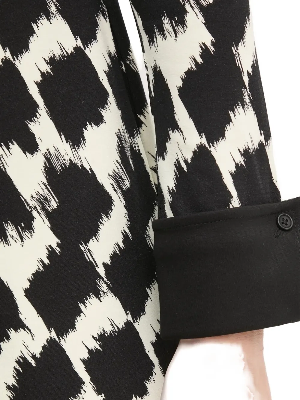 DVF Diane von Furstenberg abstract-print shirt Zwart