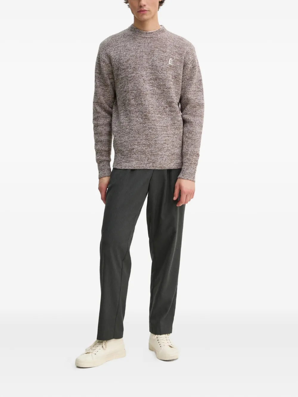 Études Studio logo crew-neck sweater - Bruin