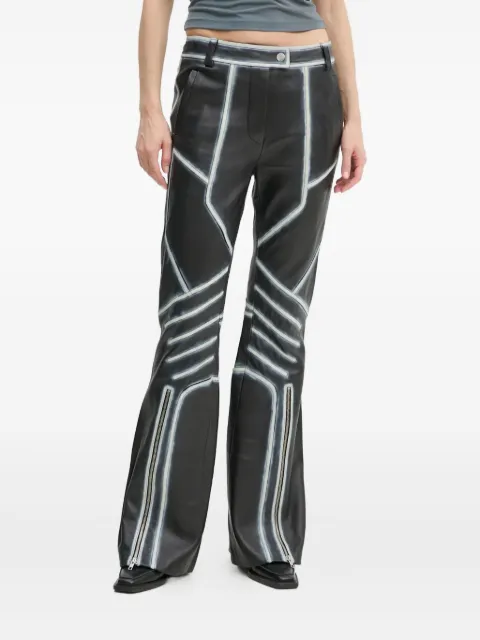 STAND STUDIO zip-detail trousers