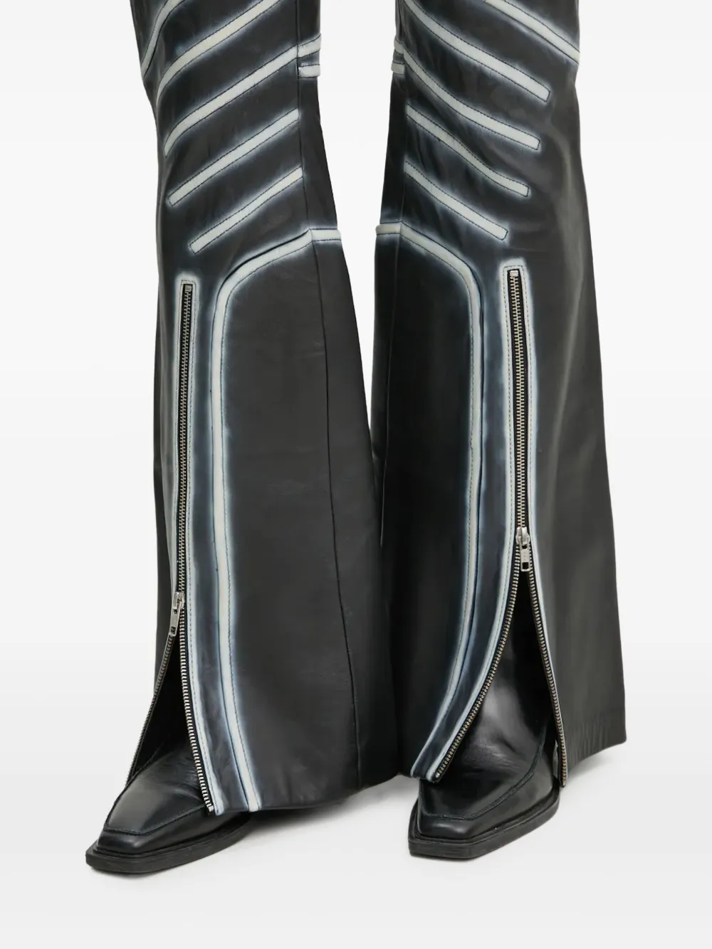 STAND STUDIO Broek met ritsdetail Zwart